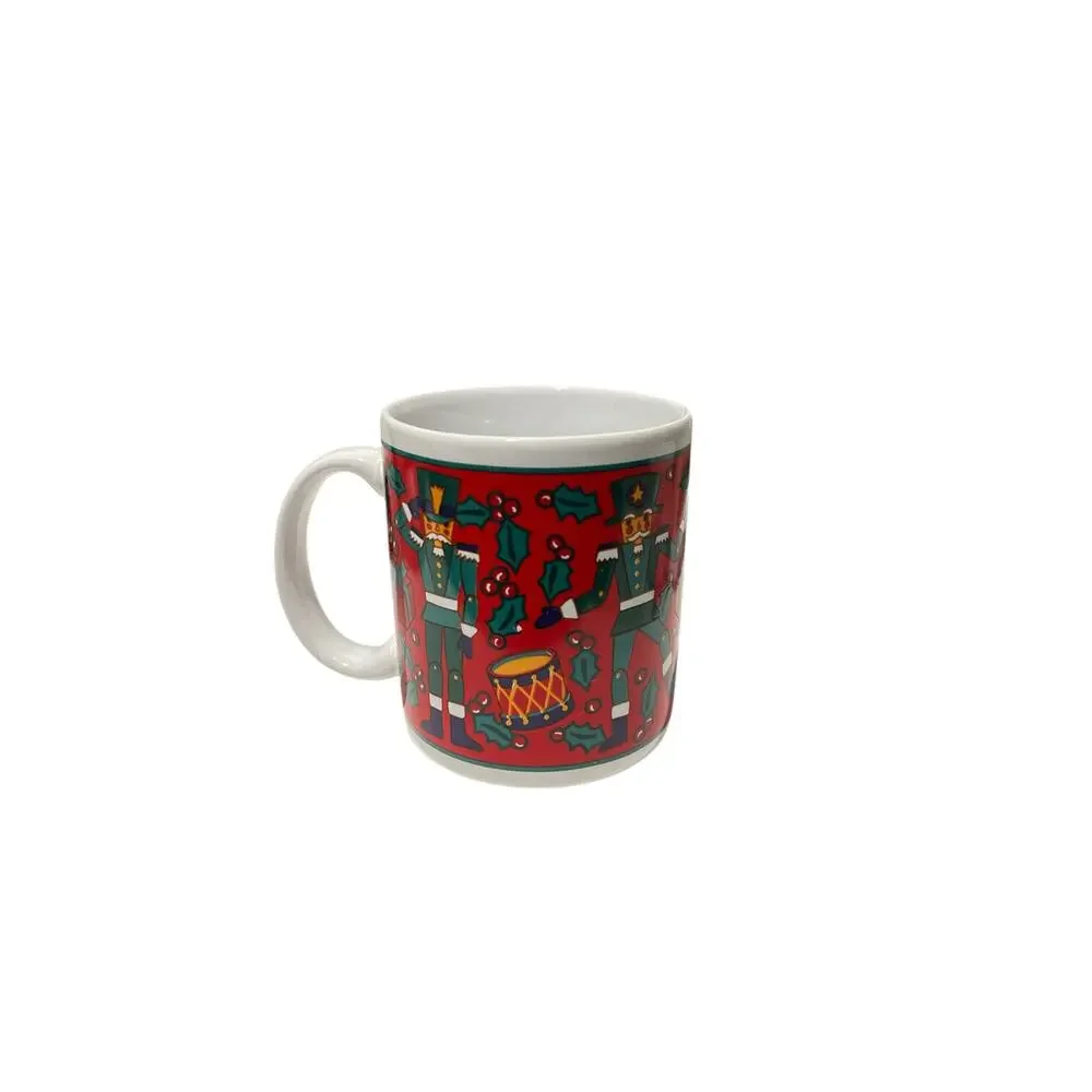Riviera Van Beers 1993 Limited Edition Signature Christmas Nutcracker Cup Mug
